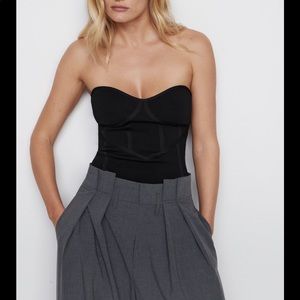 Zara | Tops | Zara Knit Bustier Top | Poshmark